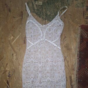 Guess white lace dress